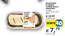 Esselunga POLPETTONE DI TONNO A PINNE GIALLE ESSELUNGA offerta