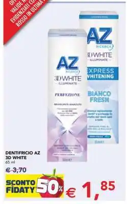 Esselunga DENTIFRICIO AZ 3D WHITE offerta