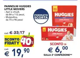 Esselunga Pannolini Huggies Little Movers offerta
