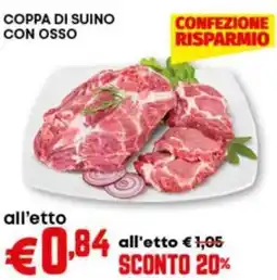 Pam Coppa di suino con osso offerta