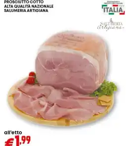 Pam Prosciutto cotto alta qualità nazionale SALUMERIA ARTIGIANA offerta