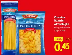 Lidl Combino Bucatini o Conchiglie offerta
