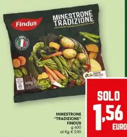 Pam Minestrone "tradizione" FINDUS offerta