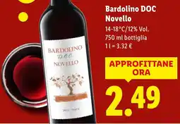 Lidl Bardolino DOC Novello offerta