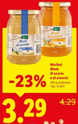 Lidl Maribel Miele di acacia o di arancio offerta
