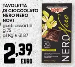 Pam Tavoletta di cioccolato nero nero NOVI offerta