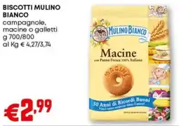 Pam Biscotti mulino bianco campagnole, macine o galletti offerta