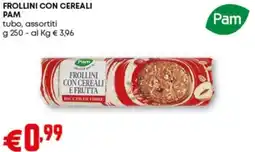 Pam Frollini con cereali pam tubo offerta