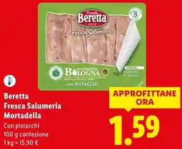 Lidl Beretta Fresca Salumeria Mortadella offerta