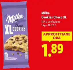 Lidl Milka Cookies Choco XL offerta