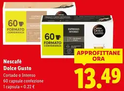 Lidl Nescafè Dolce Gusto offerta