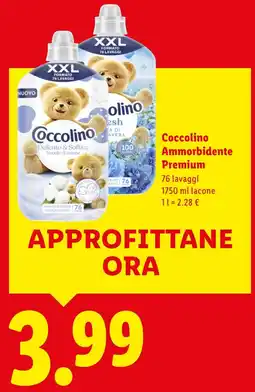Lidl Coccolino Ammorbidente Premium offerta