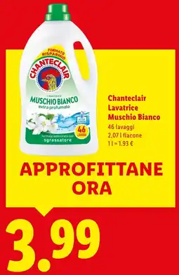 Lidl Chanteclair Lavatrice Muschio Bianco offerta
