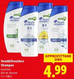Lidl Head&Shoulders Shampoo offerta