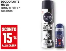 Pam Deodorante nivea spray o roll-on offerta