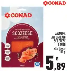 Conad City Salmone affumicato scozzese conad fetta lunga offerta