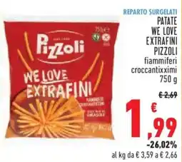 Conad City Patate we love extrafini PIZZOLI offerta