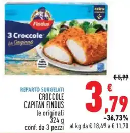 Conad City Croccole capitan findus le originali offerta