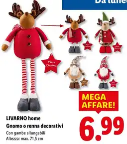 Lidl LIVARNO home Gnomo o renna decorativi offerta