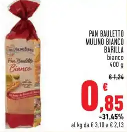 Conad City Pan bauletto mulino bianco barilla offerta