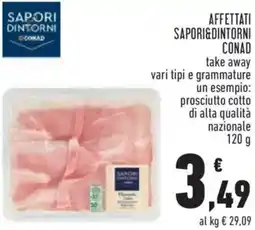 Conad City Affettati sapori&dintorni conad take away offerta