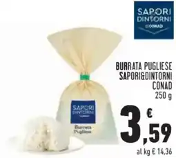 Conad City Burrata pugliese SAPORI&DINTORNI CONAD offerta