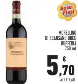 Conad City Morellino di scansano docg bufferia offerta