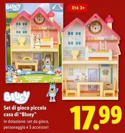 Lidl Bluey Set di gioco piccola casa di "Bluey" offerta