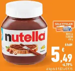 Conad City Nutella ferrero offerta
