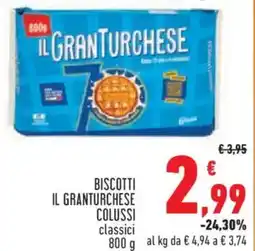 Conad City Biscotti il granturchese colussi classici offerta