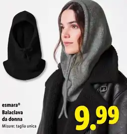 Lidl esmara Balaclava da donna offerta