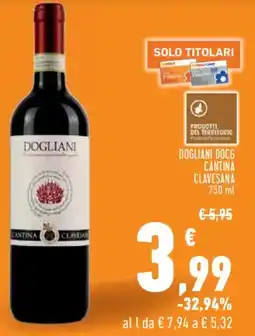 Conad City Dogliani docg cantina clavesana offerta
