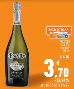 Conad City Prosecco bea vita extra dry offerta