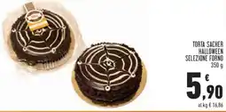 Conad City Torta sacher halloween selezione forno offerta