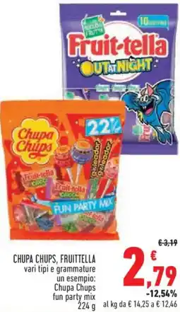 Conad City Chupa chups, fruittella offerta