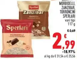 Conad City Morbidelli, zanzibar, torroncini SPERLARI offerta