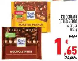 Conad City Cioccolato RITTER SPORT offerta