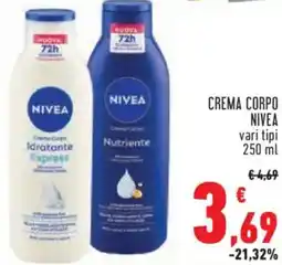Conad City Crema corpo NIVEA offerta