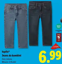 Lidl lupilu Jeans da bambini offerta