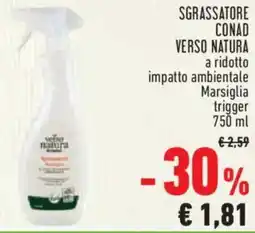 Conad City Sgrassatore conad verso natura a ridotto impatto ambientale marsiglia trigger offerta
