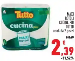Conad City Maxi rotoli cucina più TUTTO offerta