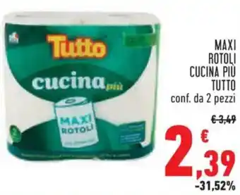 Conad City Maxi rotoli cucina più TUTTO offerta