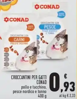 Conad City Croccantini per gatti CONAD offerta