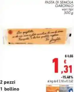 Conad City Pasta di semola garofalo offerta