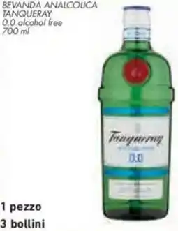 Conad City Bevanda analcolica tanqueray 0.0 alcohol free offerta