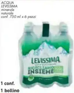 Conad City Acqua levissima minerale naturale offerta