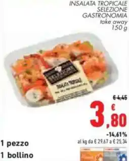 Conad City Insalata tropicale selezione gastronomia take away offerta
