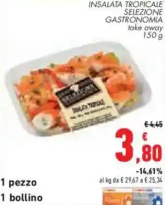 Conad City Insalata tropicale selezione gastronomia take away offerta
