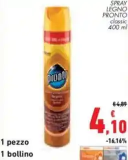 Conad City Spray legno pronto classic offerta