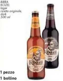 Conad City Birra kozel lager ricetta originale, dark offerta